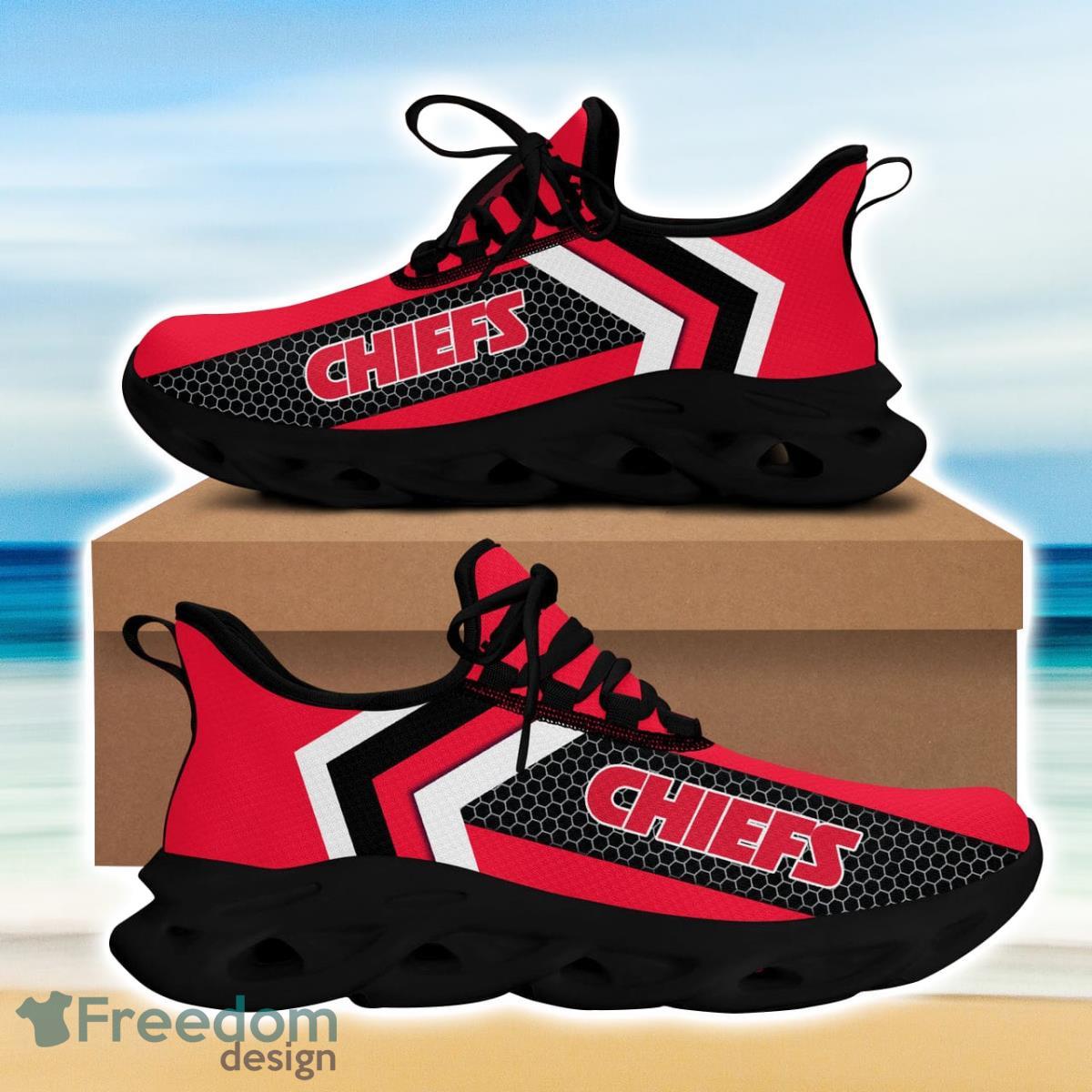 Kansas City Football Chiefs Max Soul Sneakers Running Sport Shoes Custom Name Product Photo 1