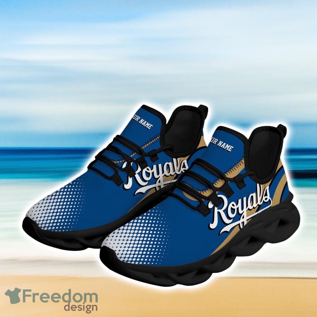 Kansas City Royals Baseball Max Soul Sneakers Running Sport Shoes Custom Name Product Photo 2