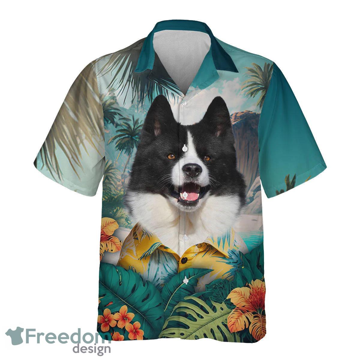 Karelian Bear Dog All Printed 3D Hawaiian Shirt For Men Women Product Photo 2