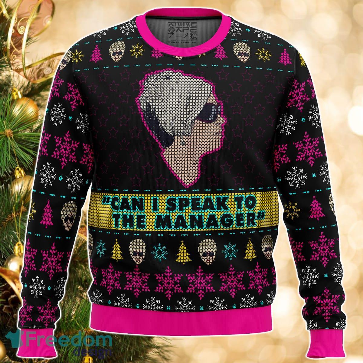 Karen Talks to Manager Meme Ugly Christmas Sweater Great Gift For Men Women Product Photo 1