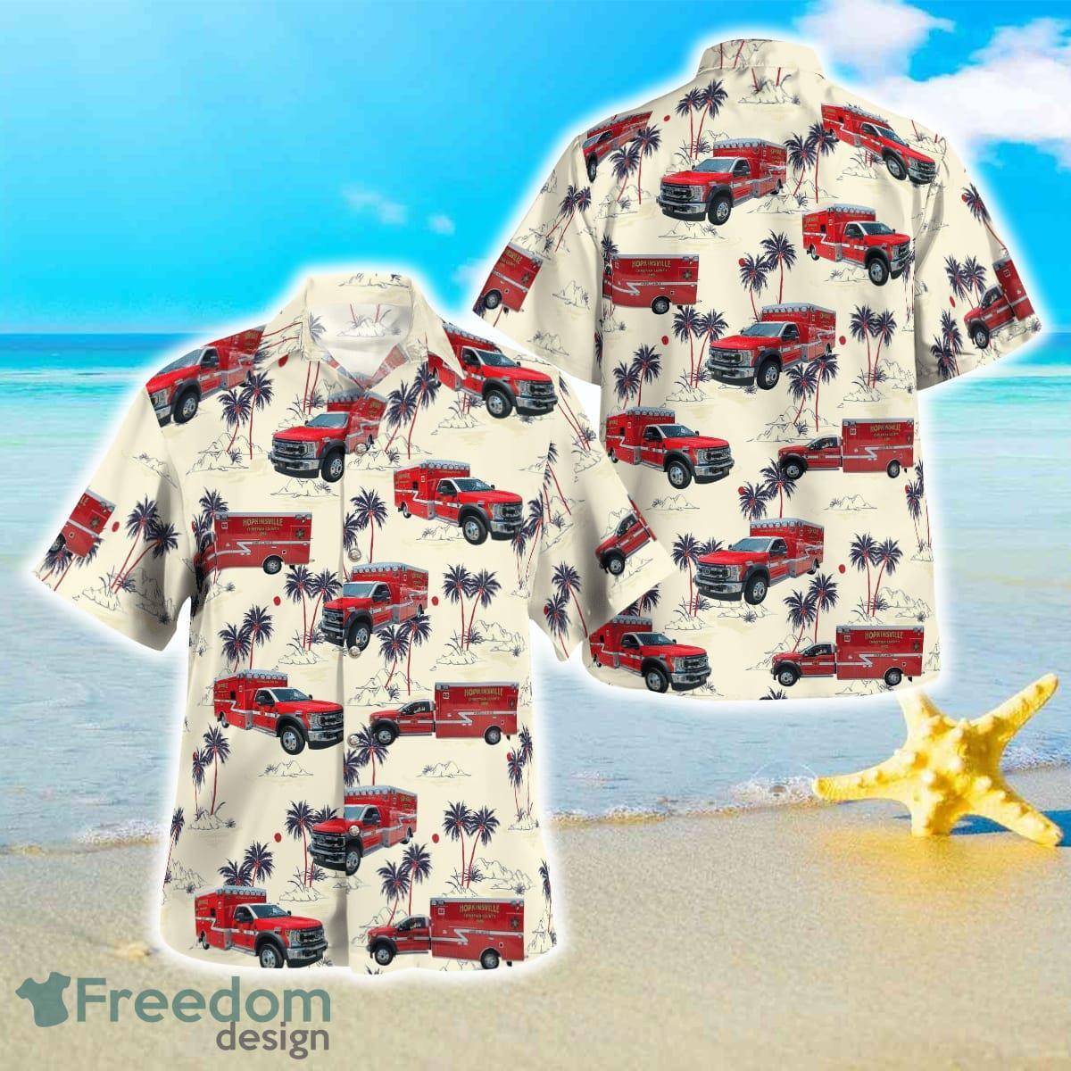 Kentucky Hopkinsville Fire EMS Hawaiian Shirt For Men Women Product Photo 1