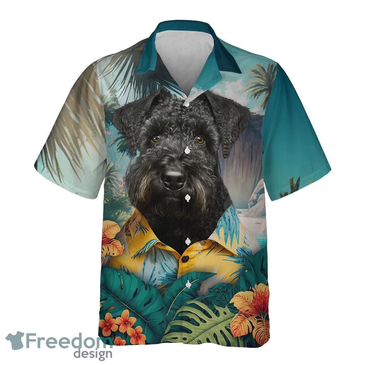 Kerry Blue Terrier All Printed 3D Hawaiian Shirt For Dog Lover Product Photo 2