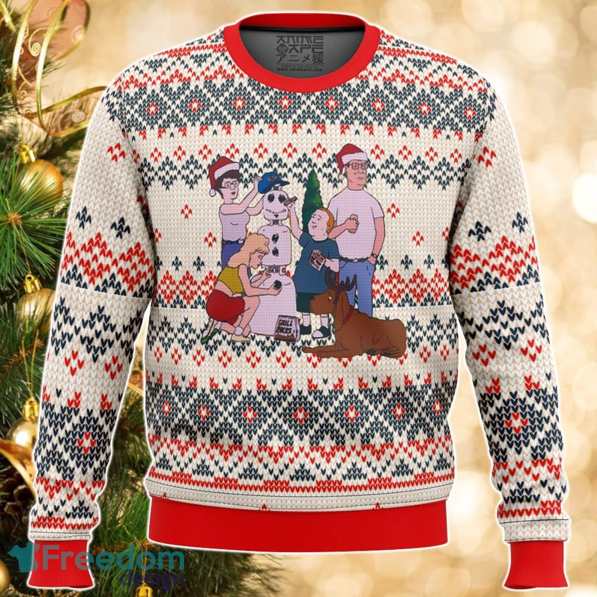 King of the Hill Christmas Sweater Great Gift For Men Women Product Photo 1