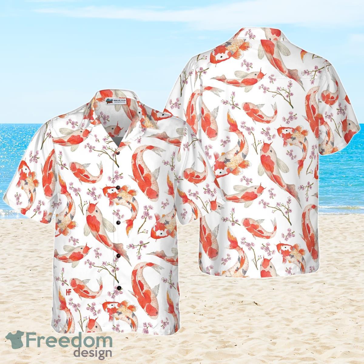 Koi Fish Men's Hawaiian Shirt