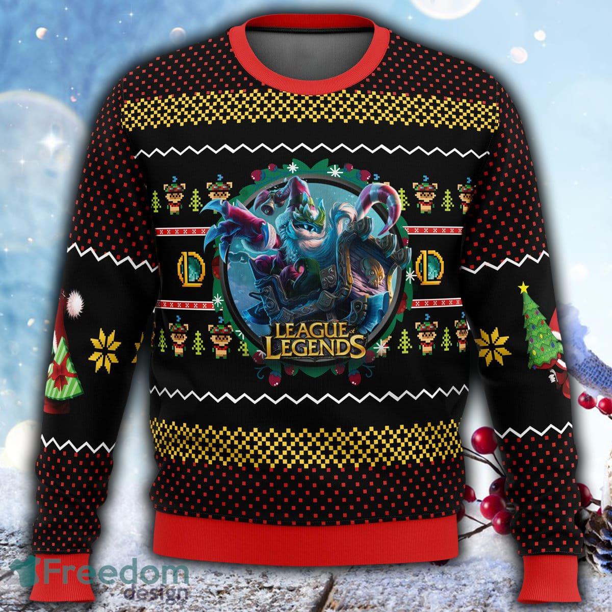 League of clearance legends christmas jumper