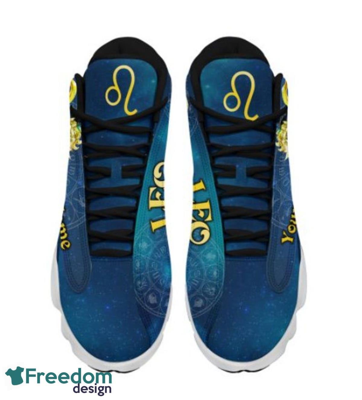 Leo Zodiac Air Jordan 13 Custom Name Sneakers Best Gift For Men And Women Product Photo 3 Leo Zodiac Air Jordan 13 Custom Name Sneakers Best Gift For Men And Women Product Photo 3