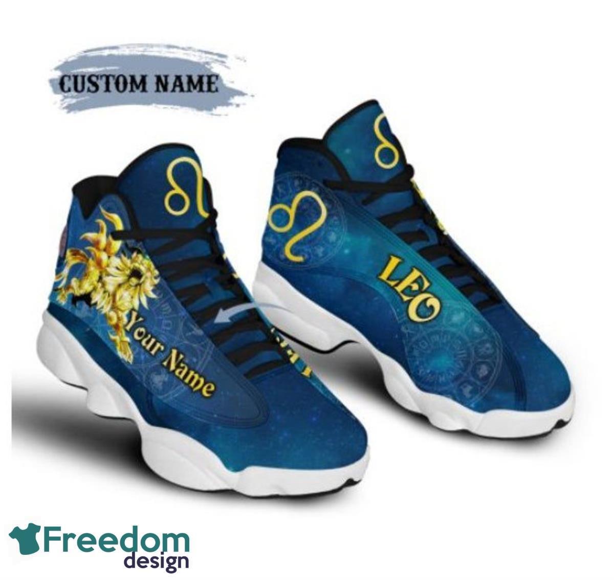 Leo Zodiac Air Jordan 13 Custom Name Sneakers Best Gift For Men And Women Product Photo 4 Leo Zodiac Air Jordan 13 Custom Name Sneakers Best Gift For Men And Women Product Photo 4