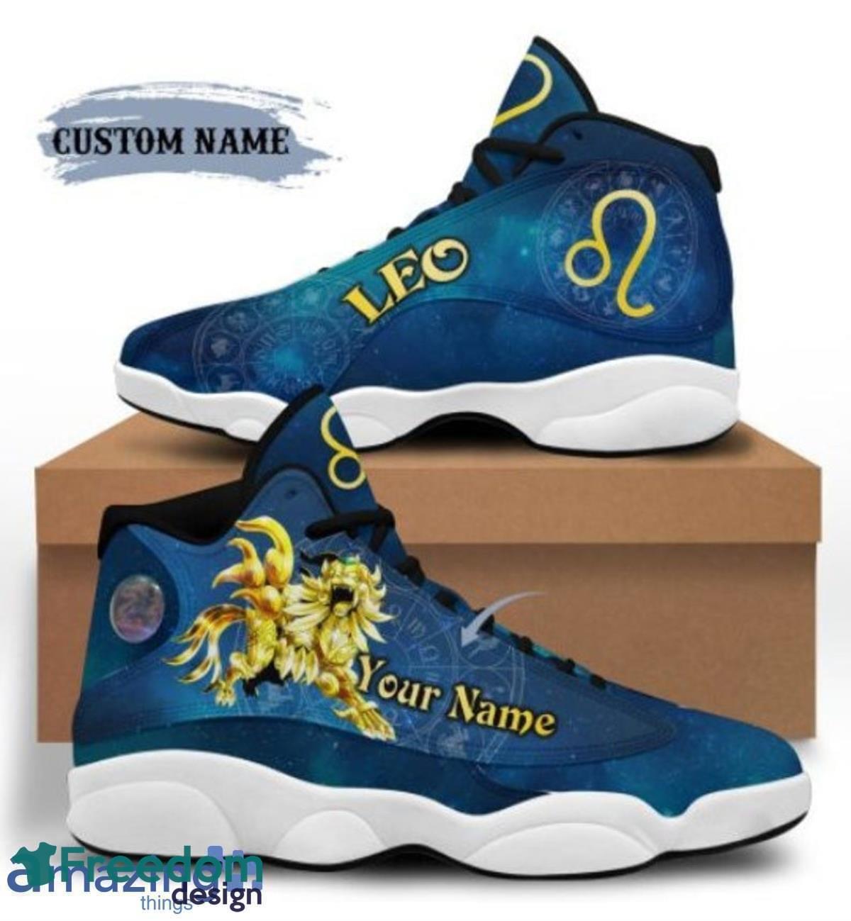 Leo Zodiac Air Jordan 13 Custom Name Sneakers Best Gift For Men And Women image Leo Zodiac Air Jordan 13 Custom Name Sneakers Best Gift For Men And Women Product Photo 5