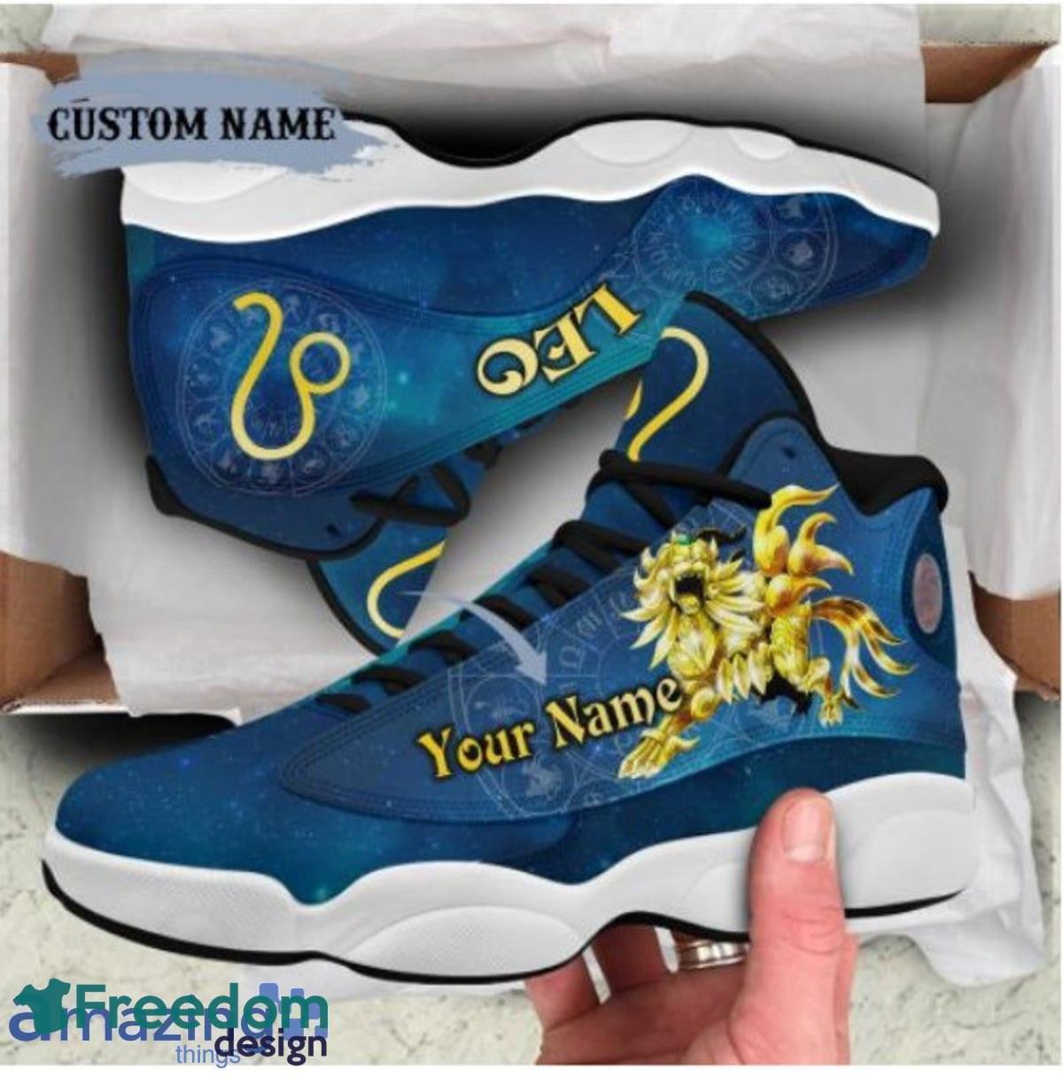 Leo Zodiac Air Jordan 13 Custom Name Sneakers Best Gift For Men And Women Product Photo 6 Leo Zodiac Air Jordan 13 Custom Name Sneakers Best Gift For Men And Women Product Photo 6