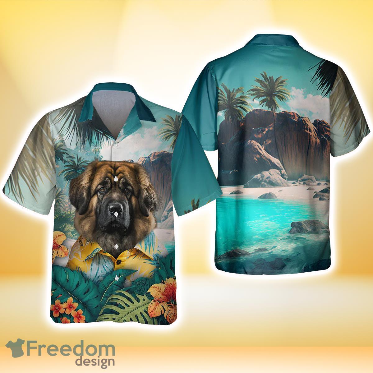 Leonberger All Printed 3D Hawaiian Shirt For Dog Lover Product Photo 2