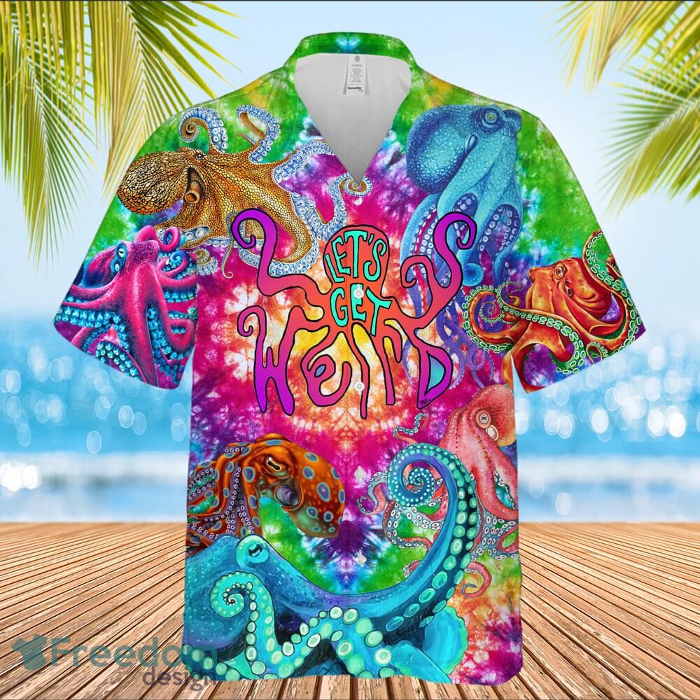 Octopus Under The Ocean Hawaiian Shirt Aloha Summer For Men And Women Gift  - Freedomdesign