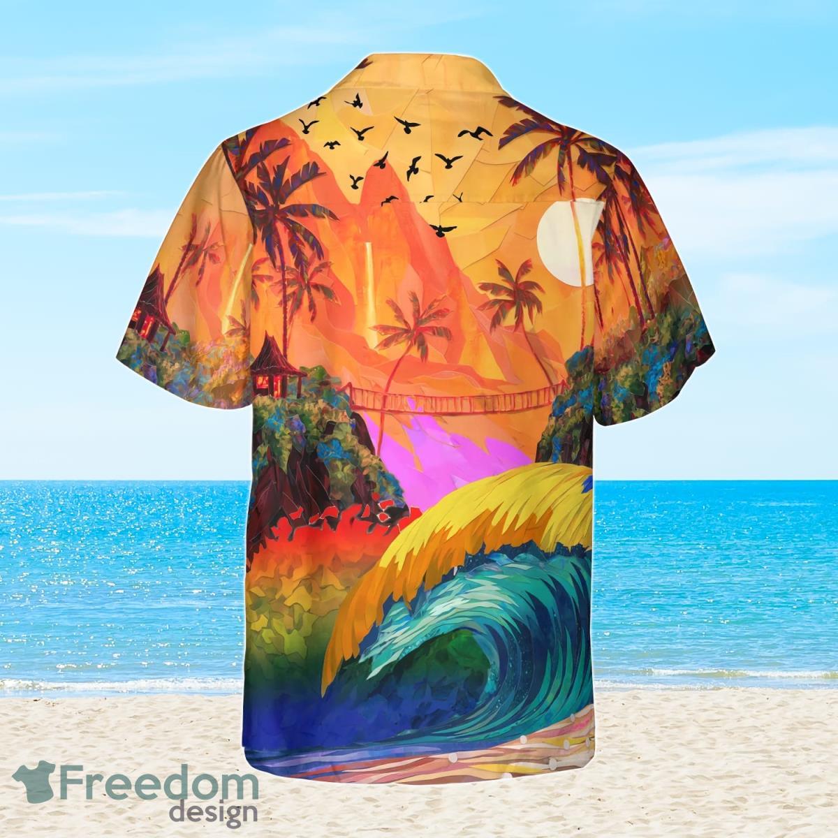 LGBT Sunset Hawaiian Shirt Best Gift For Men And Women Product Photo 2