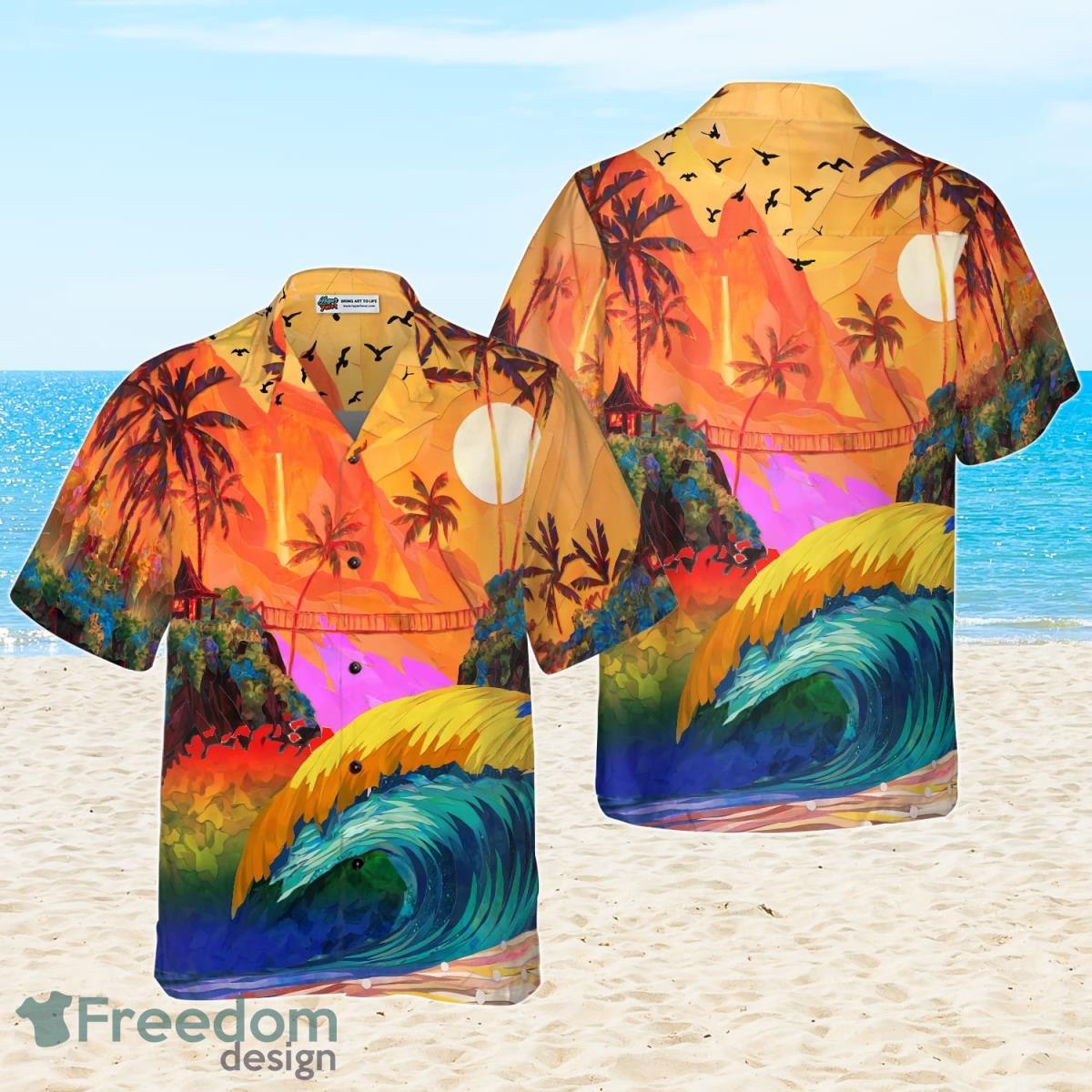 Baltimore Ravens Design 3 Beach Hawaiian Shirt Men And Women For Fans Gift  - Freedomdesign