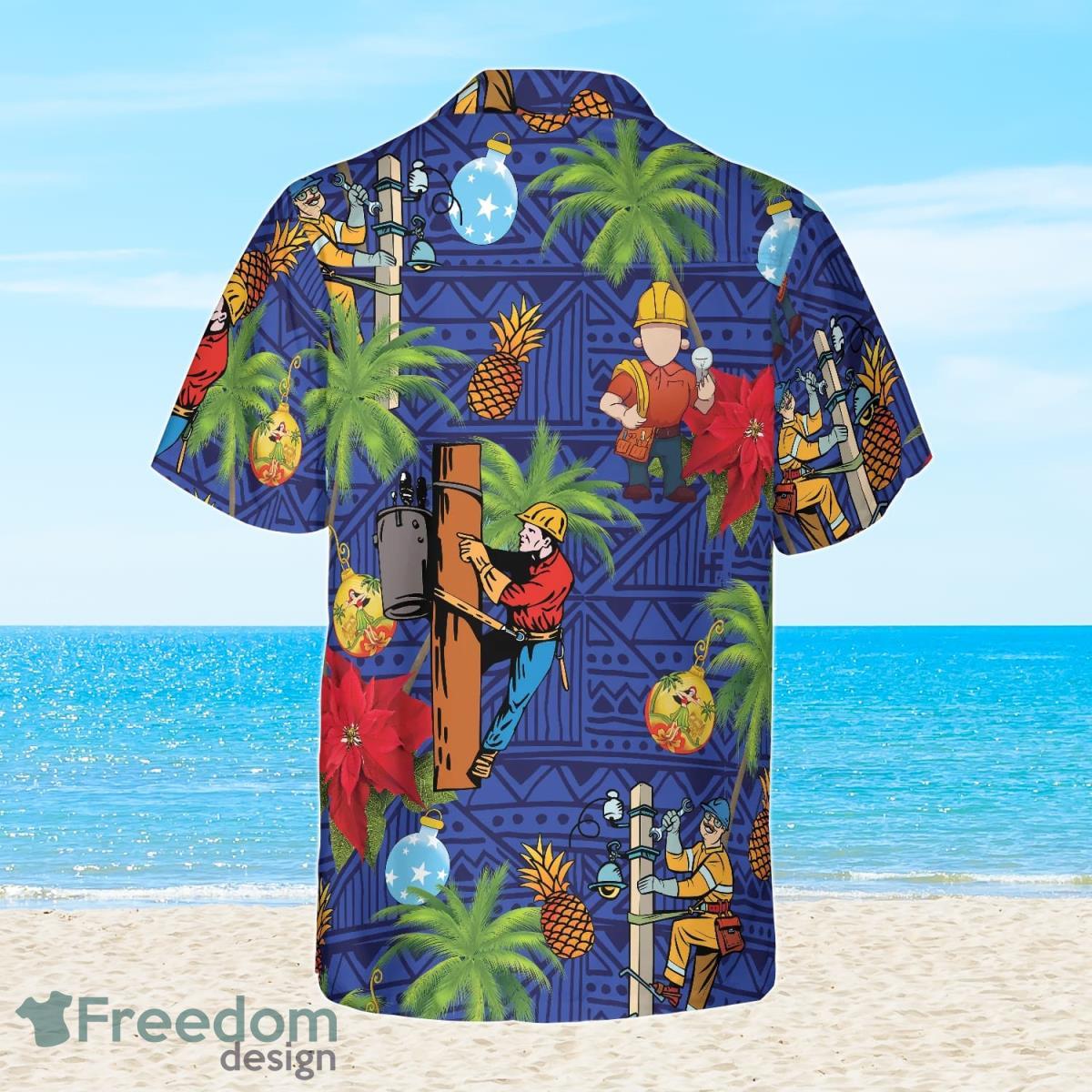 Lineman Proud Hawaiian Shirt Best Gift For Men And Women Product Photo 2