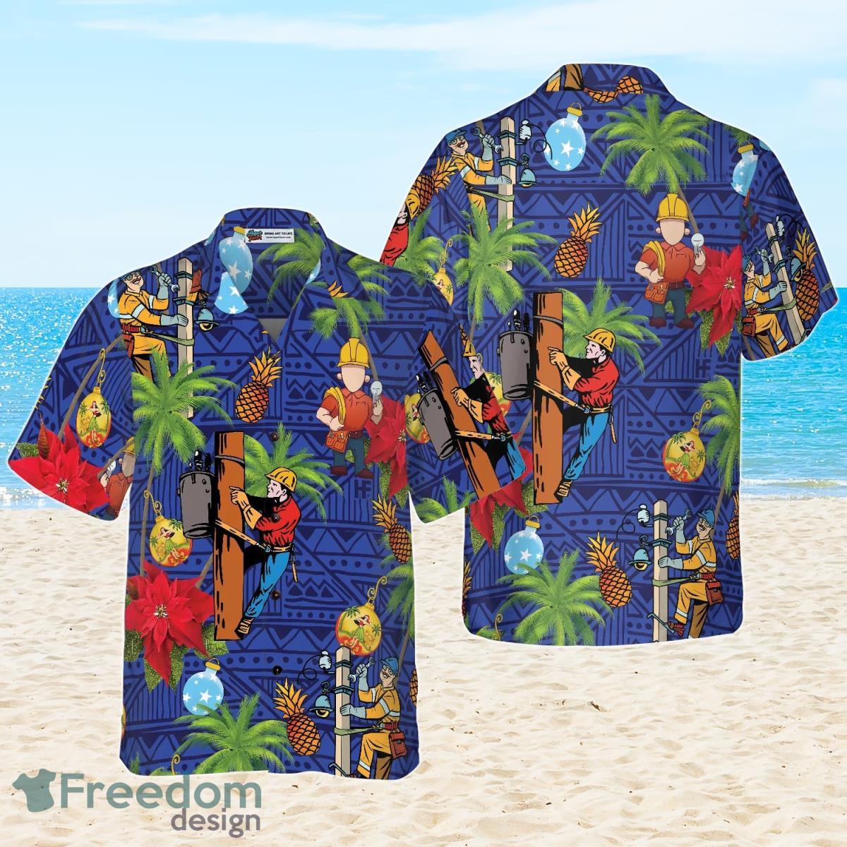 Lineman Proud Hawaiian Shirt Best Gift For Men And Women Product Photo 1