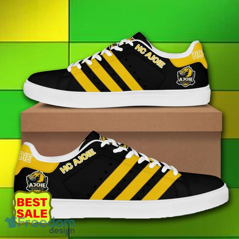Logo HC Ajoie Skate Shoes NL And Swiss League Stan Smith Sneakers For Fans - HC Ajoie skate shoes_3 Logo HC Ajoie Skate Shoes NL And Swiss League Stan Smith Sneakers For Fans - HC Ajoie skate shoes_3