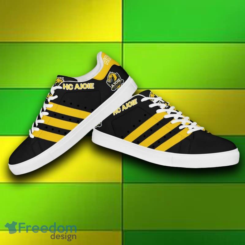 Logo HC Ajoie Skate Shoes NL And Swiss League Stan Smith Sneakers For Fans - HC Ajoie skate shoes_4 Logo HC Ajoie Skate Shoes NL And Swiss League Stan Smith Sneakers For Fans - HC Ajoie skate shoes_4