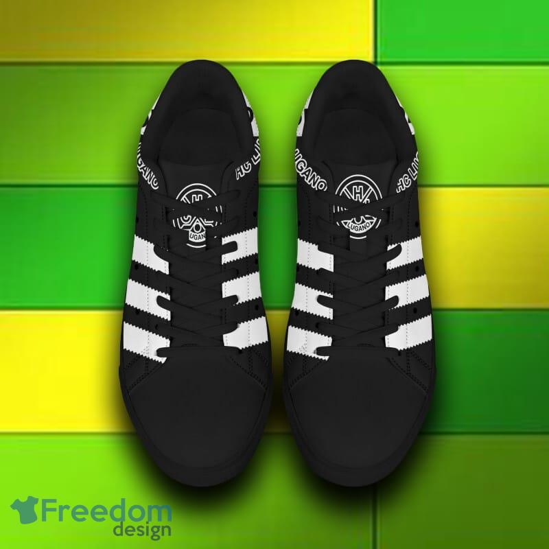 Logo HC Lugano Skate Shoes NL And Swiss League Stan Smith Sneakers For Fans - HC Lugano skate shoes_9 Logo HC Lugano Skate Shoes NL And Swiss League Stan Smith Sneakers For Fans - HC Lugano skate shoes_9