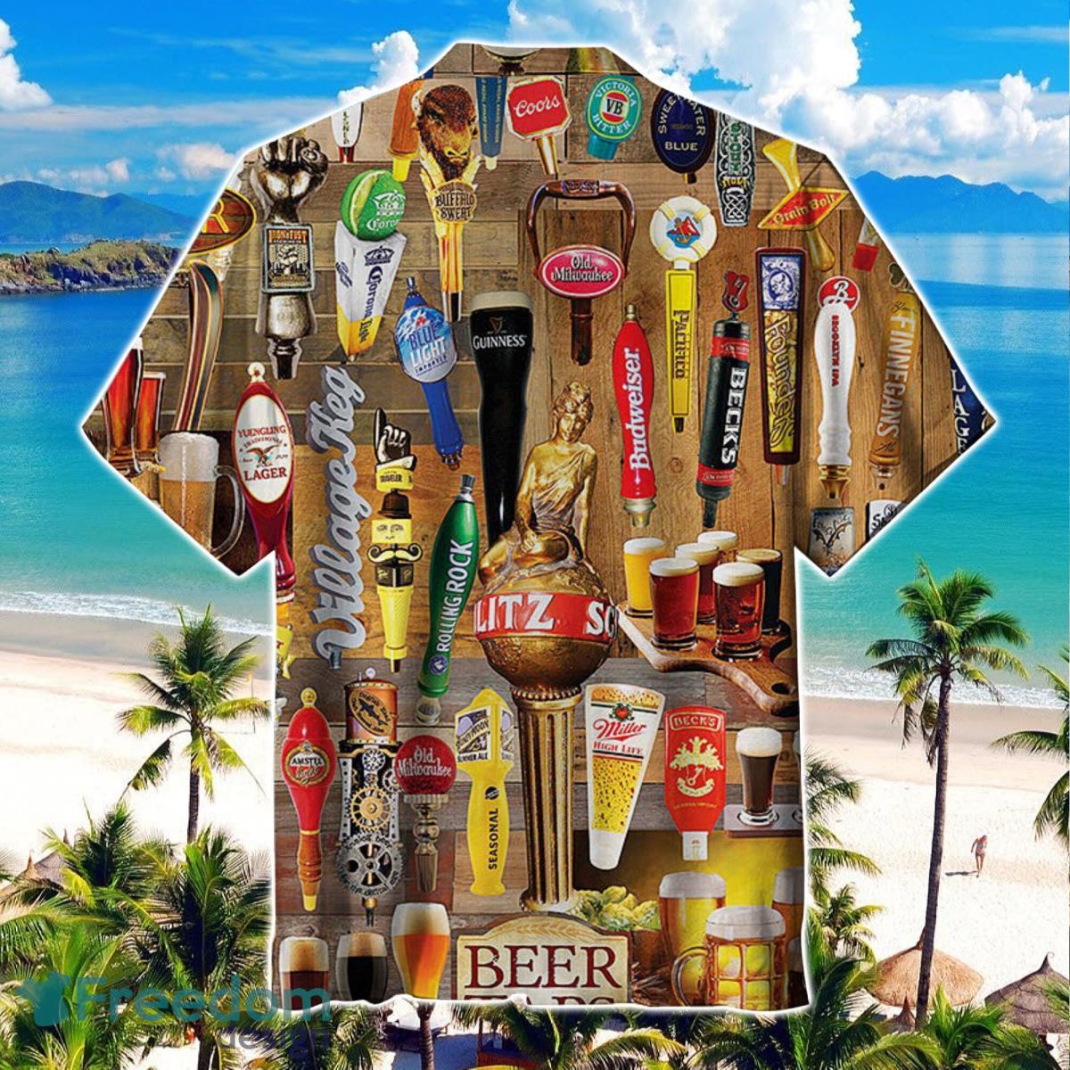 Logo Universal Beer Hawaiian Shirt Product Photo 2