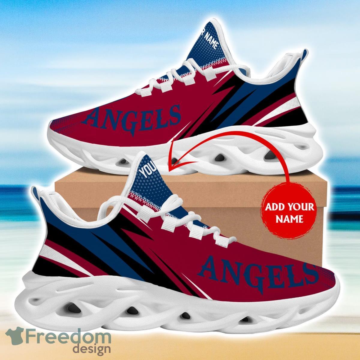 Los Angeles Angels Baseball Max Soul Sneakers Running Sport Shoes Custom Name Product Photo 1