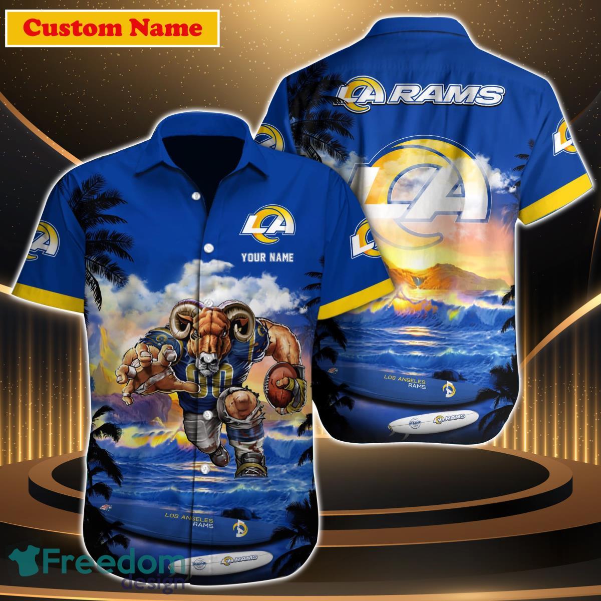 Los Angeles Rams-NFL BASEBALL JERSEY CUSTOM NAME AND NUMBER Best Gift For  Men And Women Fans