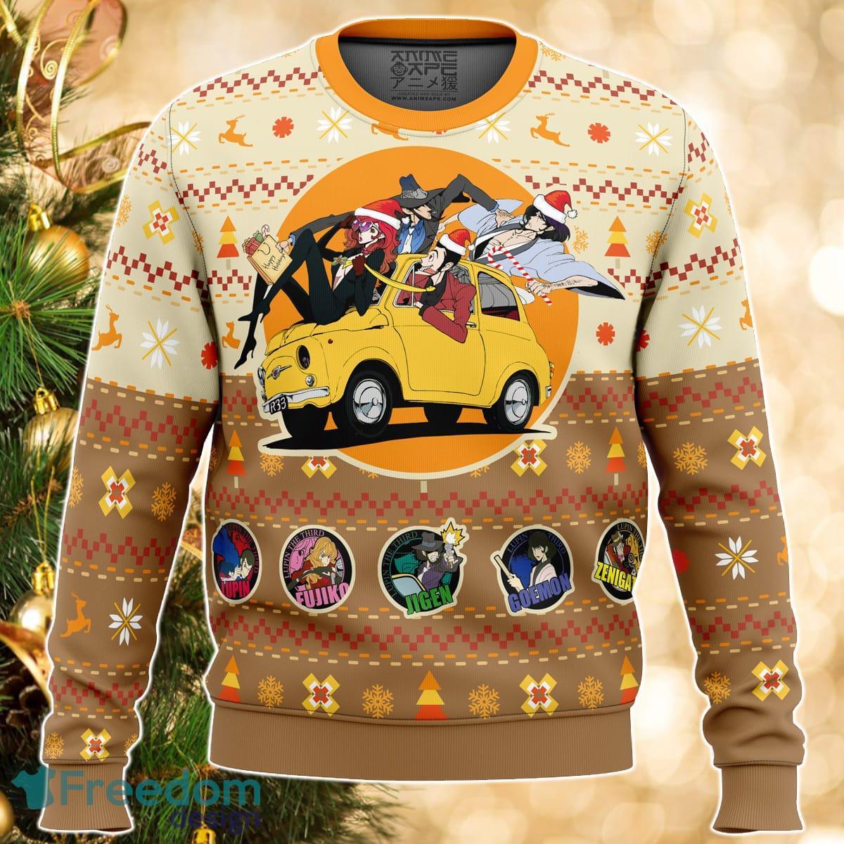 Lupin the 3rd Happy Trip Ugly Christmas Sweater Great Gift For Men Women Product Photo 1