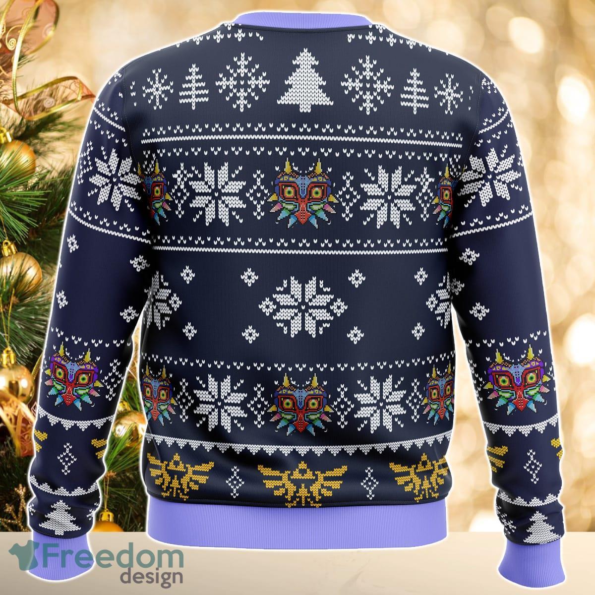 Majora’s Mask Legend of Zelda Ugly Christmas Sweater Great Gift For Men Women Product Photo 2