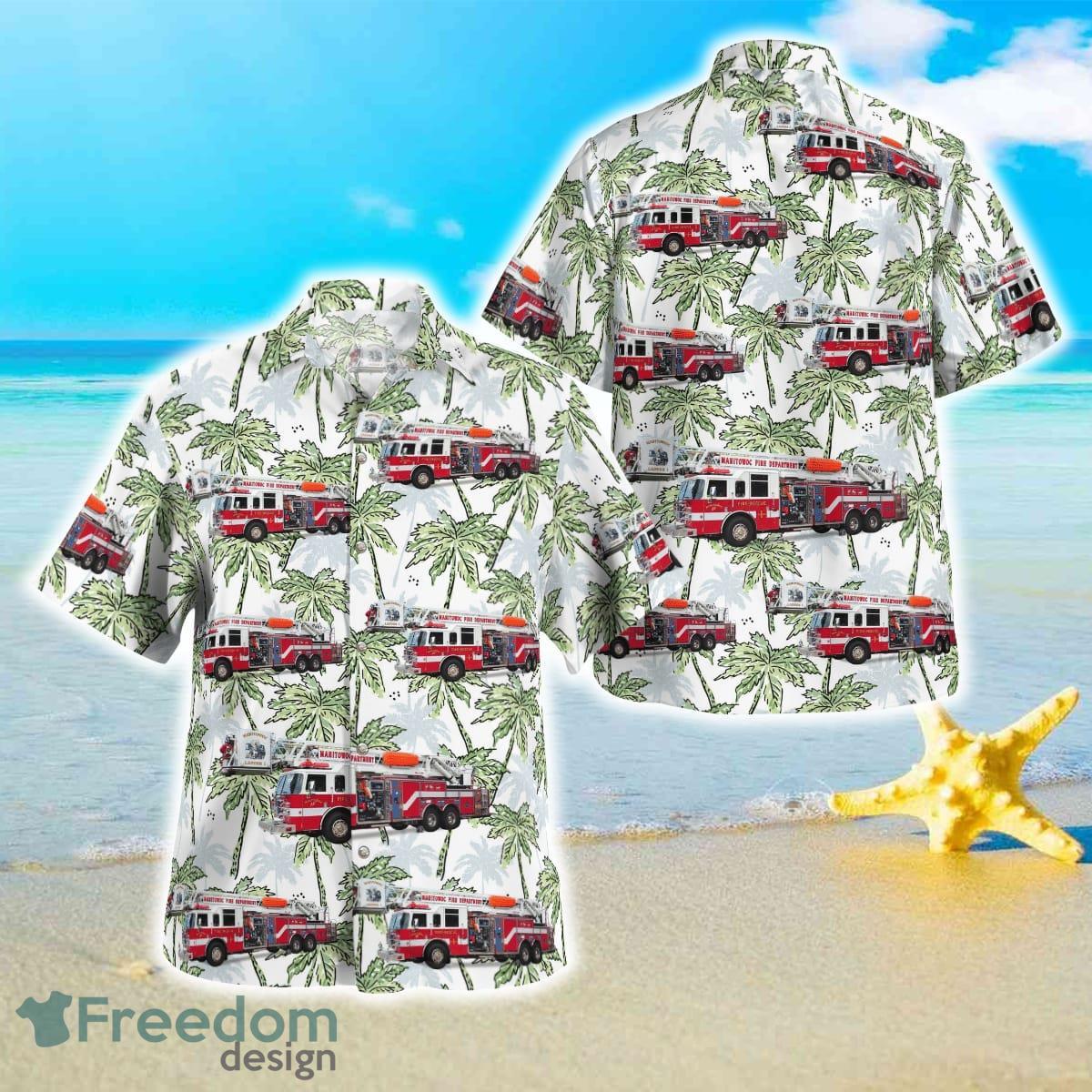 Manitowoc Fire Rescue Department Hawaiian Shirt Best Style For Men Women Product Photo 1