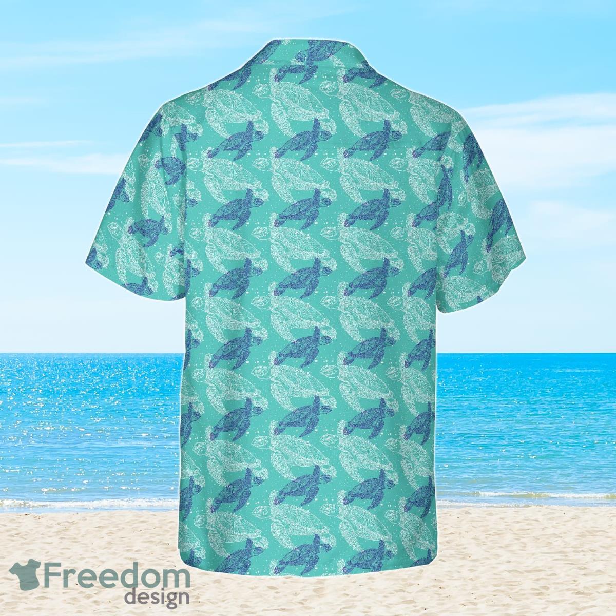 Marine Life Sea Turtle Hawaiian Shirt Best Gift For Men And Women Product Photo 1