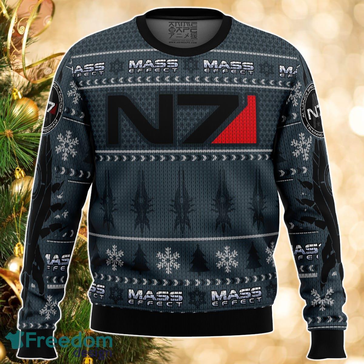 Mass Effect N7 Ugly Christmas Sweater Great Gift For Men Women Product Photo 1