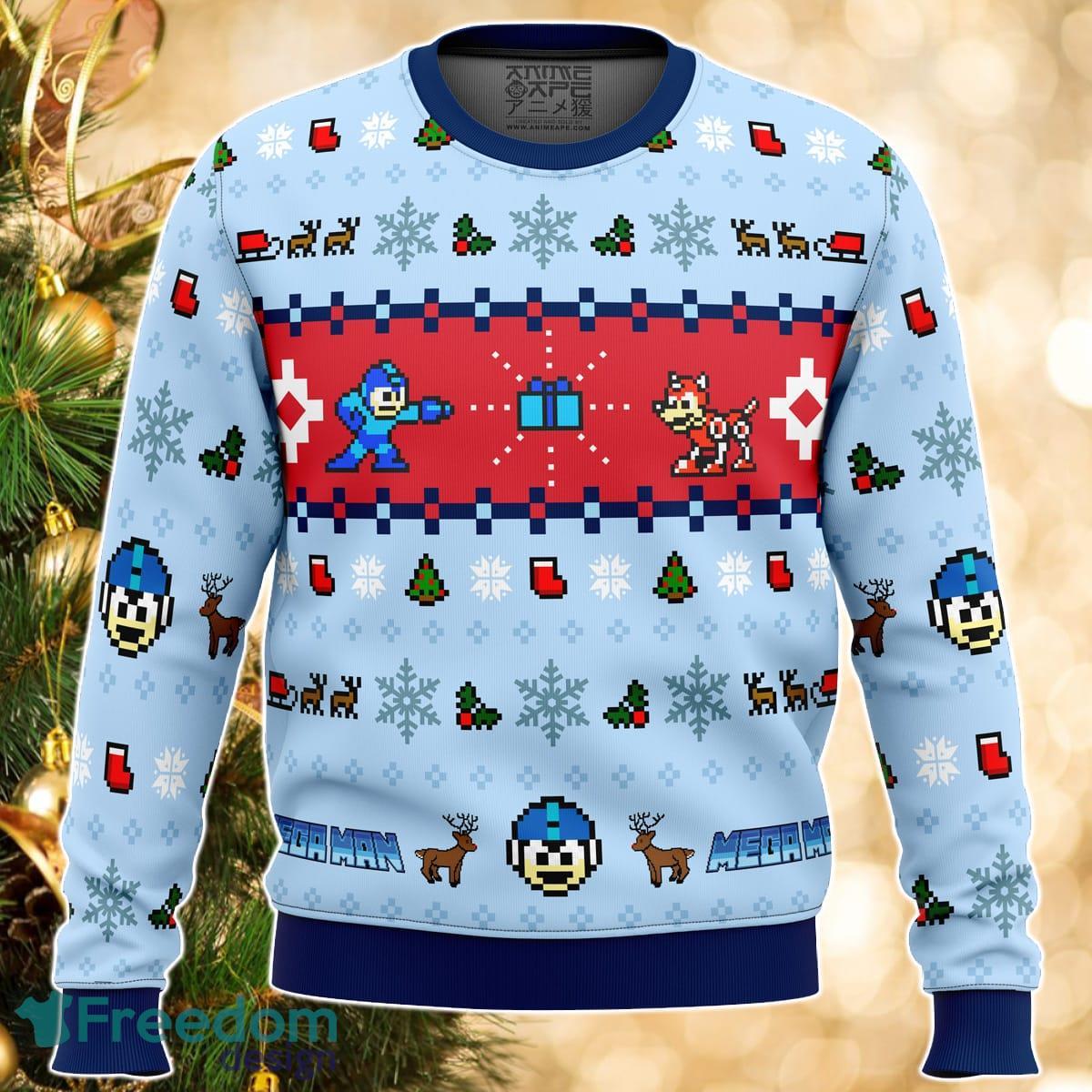 Mega Man Mega Holiday Ugly Christmas Sweater Great Gift For Men Women Product Photo 1