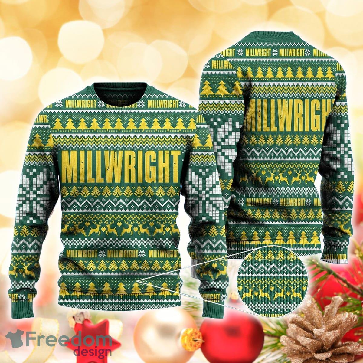 Merry Christmas Millwright 3D Sweater Ugly Christmas Sweater For Men Women Product Photo 1