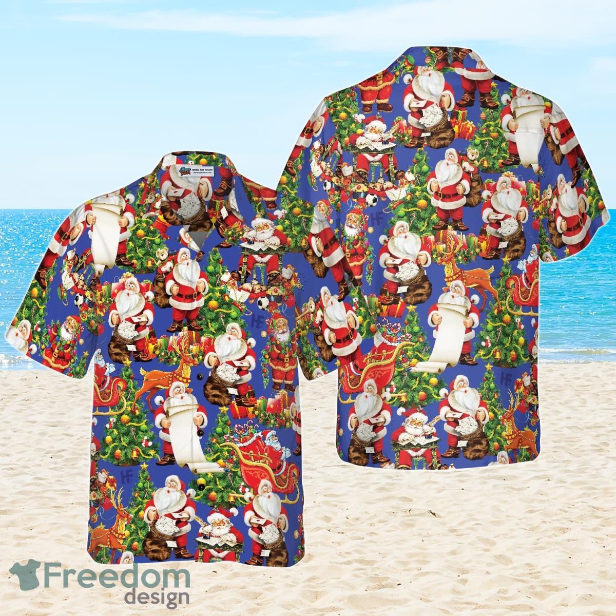 Merry Christmas Santa Claus 6 Hawaiian Shirt Best Gift For Men And Women Product Photo 1