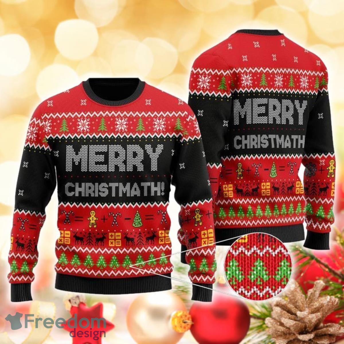 Merry Christmath 3D Sweater Ugly Christmas Sweater For Men Women Product Photo 1