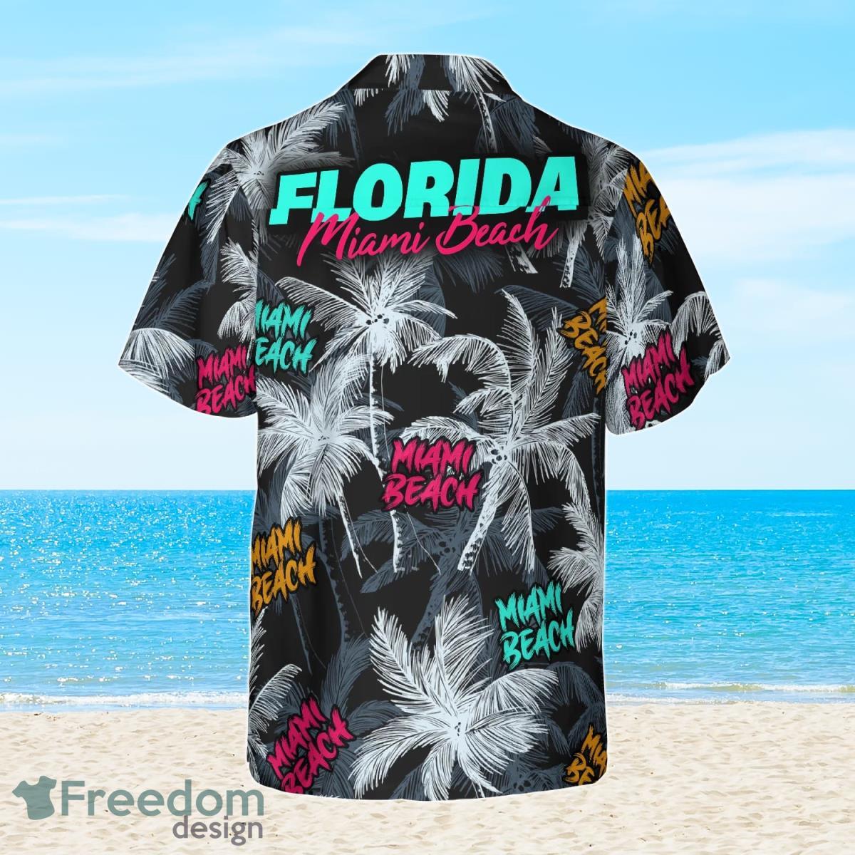 Miami Beach Coconut Tree Seamless Hawaiian Shirt Best Gift For Men And Women Product Photo 1