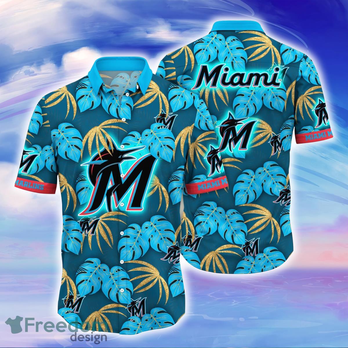 Miami Marlins MLB Flower Hawaiian Shirt Special Gift For Fans -  Freedomdesign