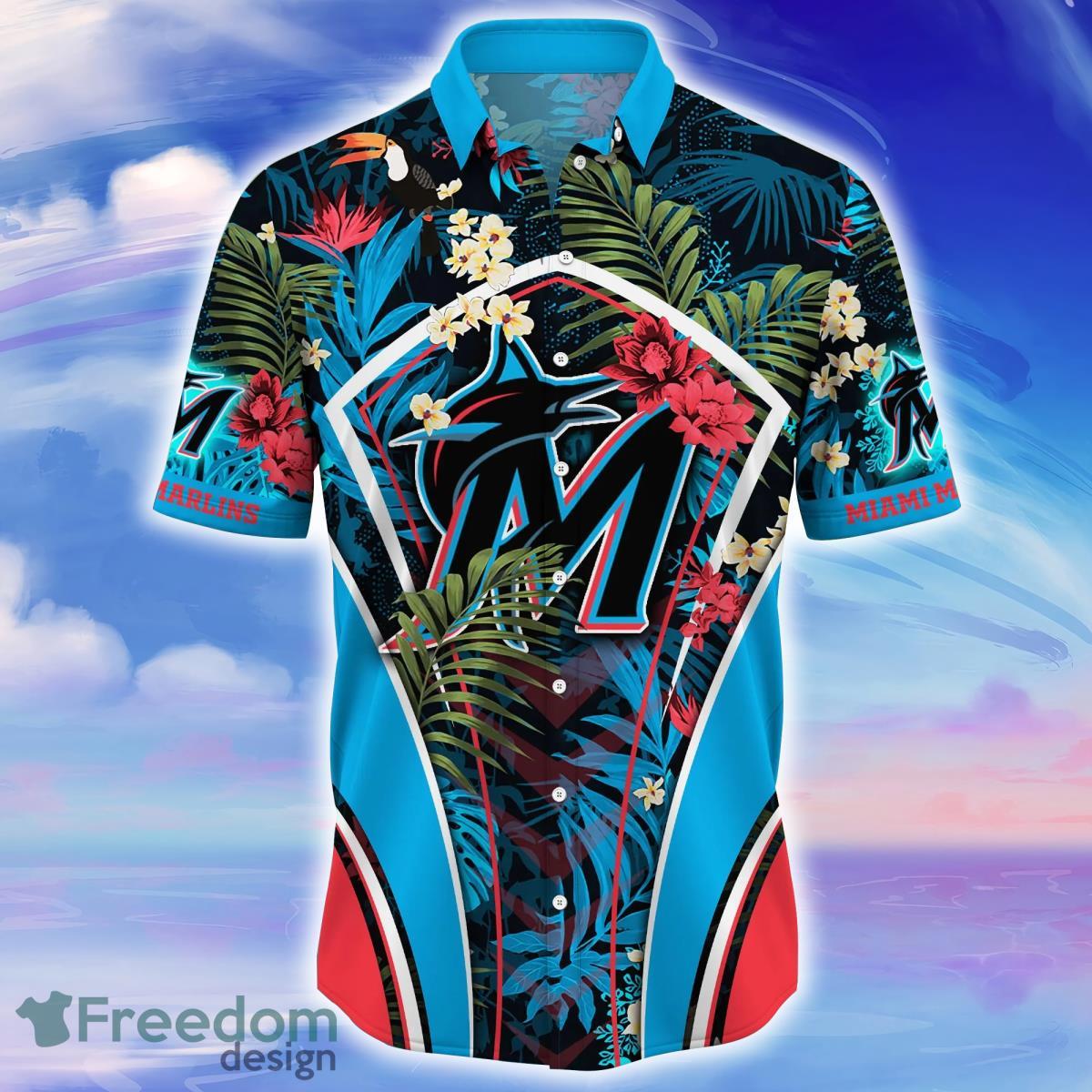Miami Marlins MLB Custom Name Hawaiian Shirt For Men Women Special Gift For  Fan