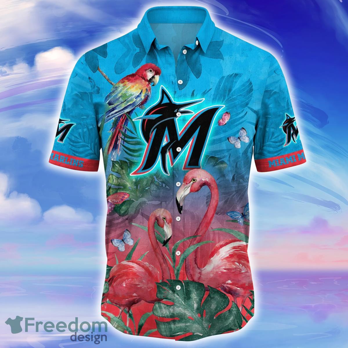 Miami Marlins MLB Flower Hawaiian Shirt Unique Gift For Men Women Fans Product Photo 2