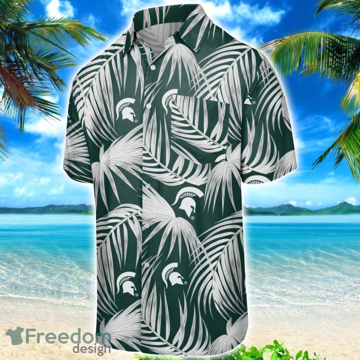 Michigan State Spartans NCAA Hawaiian Shirt Best Gift For Fans Product Photo 1