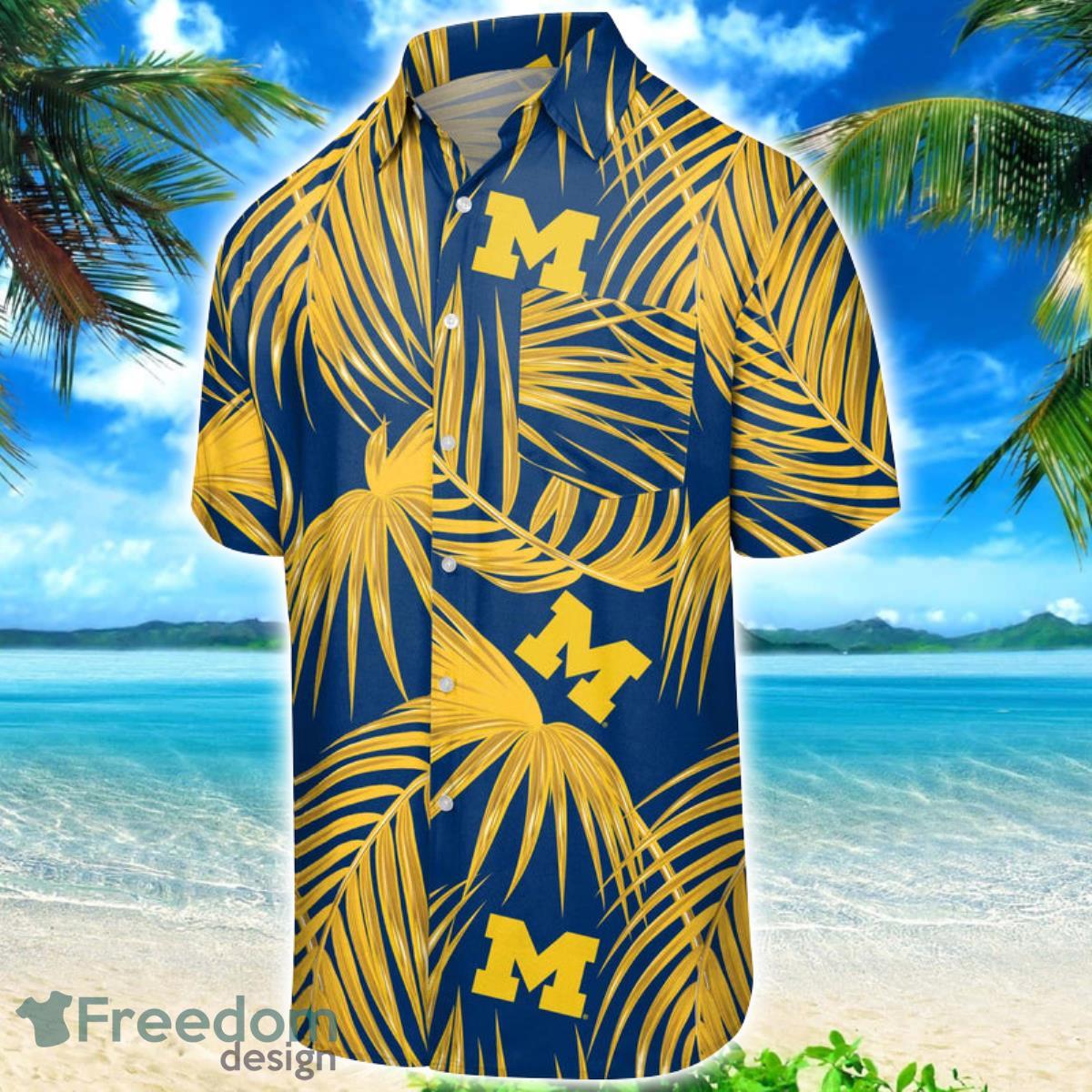 Michigan Wolverines NCAA Hawaiian Shirt Best Gift For Fans Product Photo 1