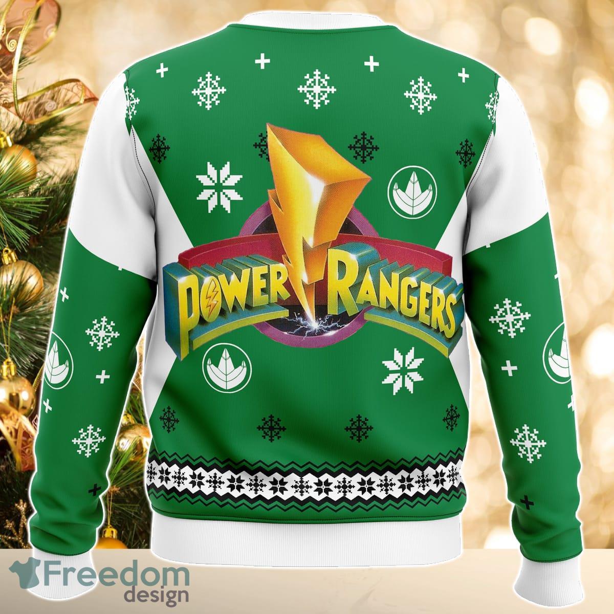 Mighty Morphin Power Rangers Green Ugly Christmas Sweater Great Gift For Men Women Product Photo 2