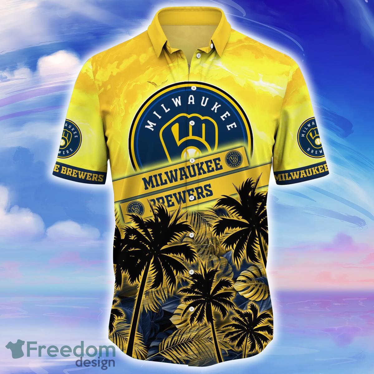 Personalized Milwaukee Brewers MLB Flower Summer Baseball Hawaiian Shirt -  Bring Your Ideas, Thoughts And Imaginations Into Reality Today