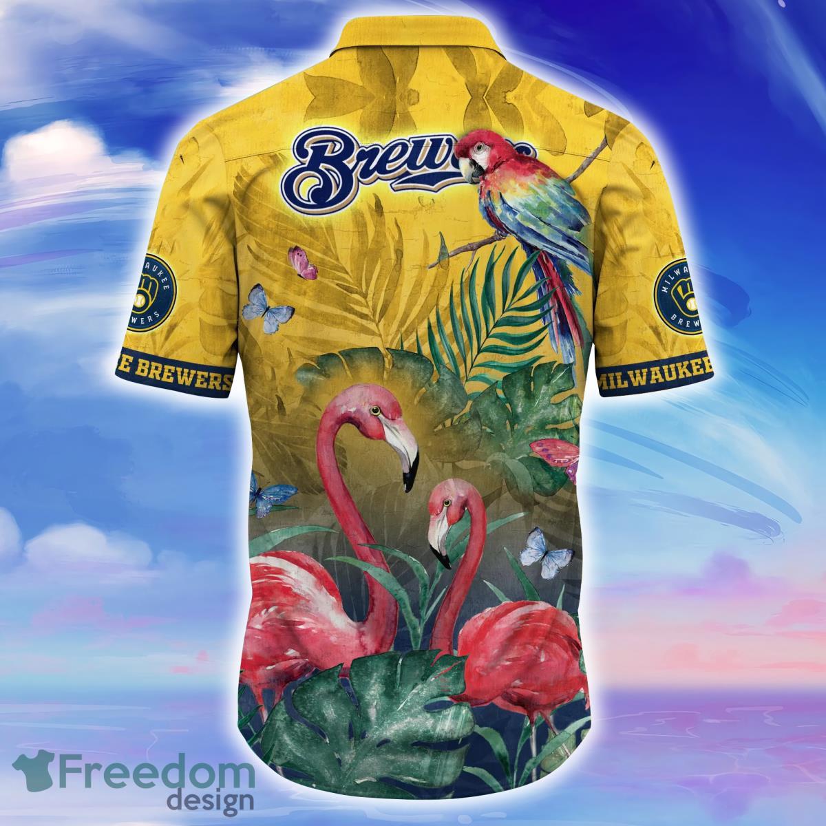 Milwaukee Brewers MLB Flower Hawaiian Shirt For Men Women Style Gift For  Fans - Freedomdesign