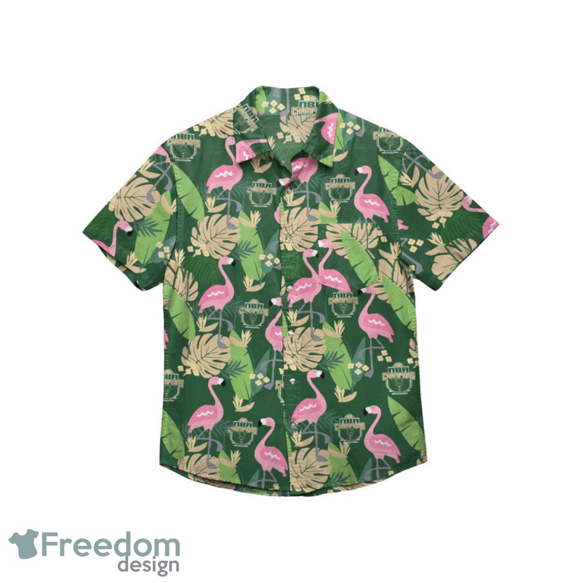 Milwaukee Bucks NBA Floral Hawaiian Shorts For Summer Beach - Freedomdesign