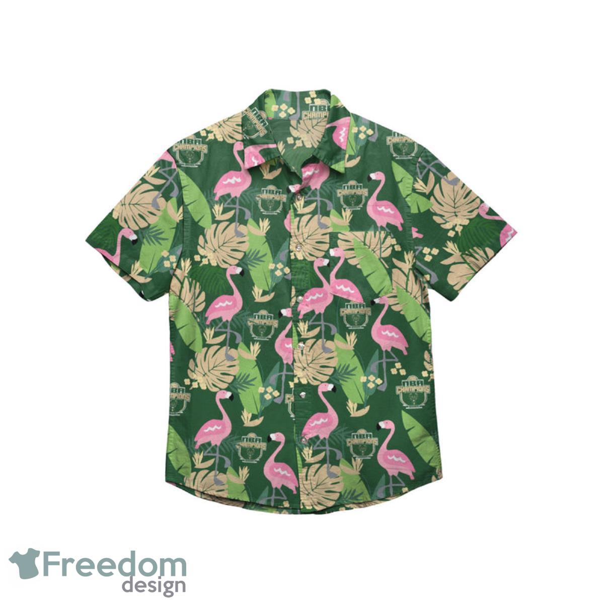 Milwaukee Bucks 2021 NBA Champions Floral Hawaiian Shirt Special Gift For Fans Product Photo 1