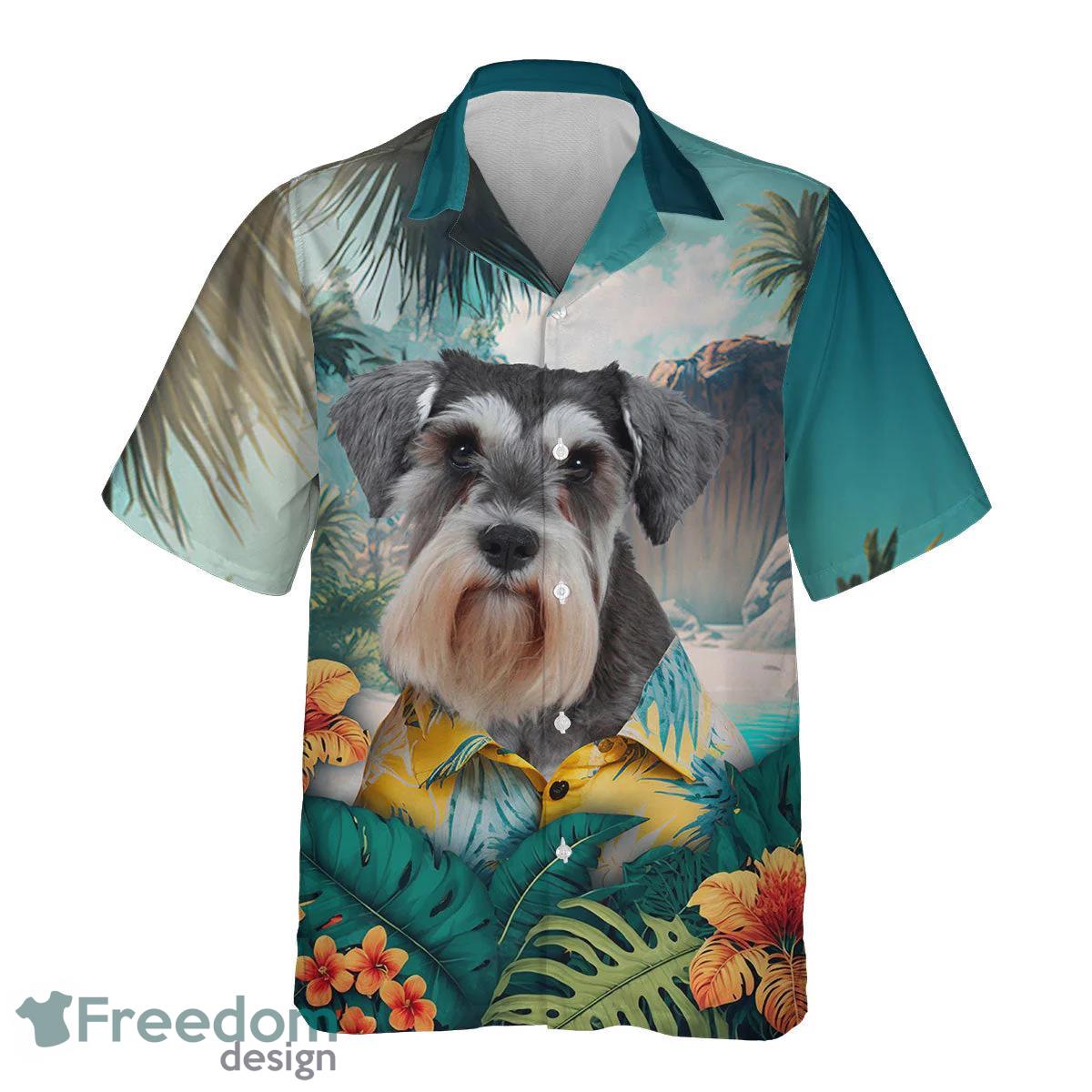 Miniature Schnauzer All Printed 3D Hawaiian Shirt For Men Women Product Photo 2