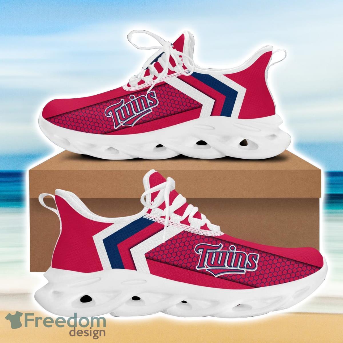 Minnesota Baseball Twins Max Soul Sneakers Running Sport Shoes Custom Name Product Photo 2