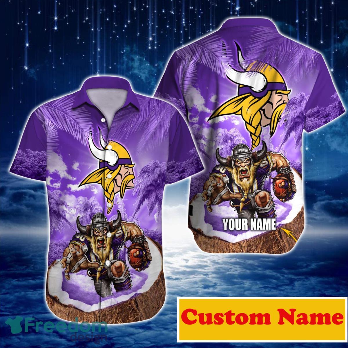 Minnesota Vikings NFL Custom Name Hawaiian Shirt For Men And Women Special  Gift For True Fans - Freedomdesign