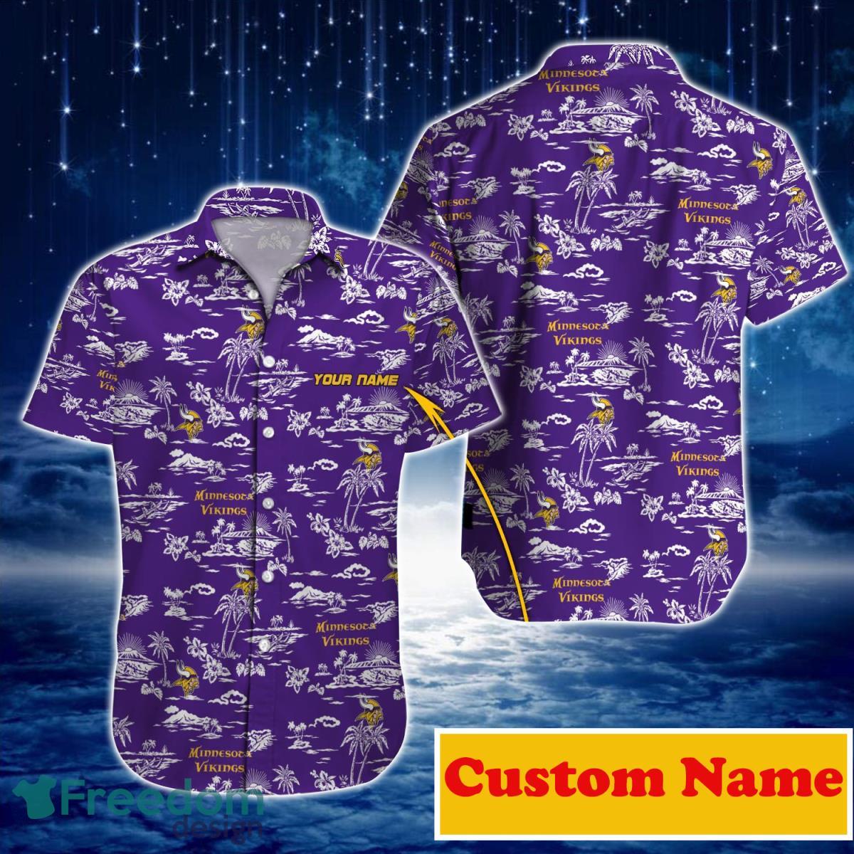 Minnesota Vikings NFL Custom Name Hawaiian Shirt For Men And Women Great  Gift For Real Fans - Freedomdesign