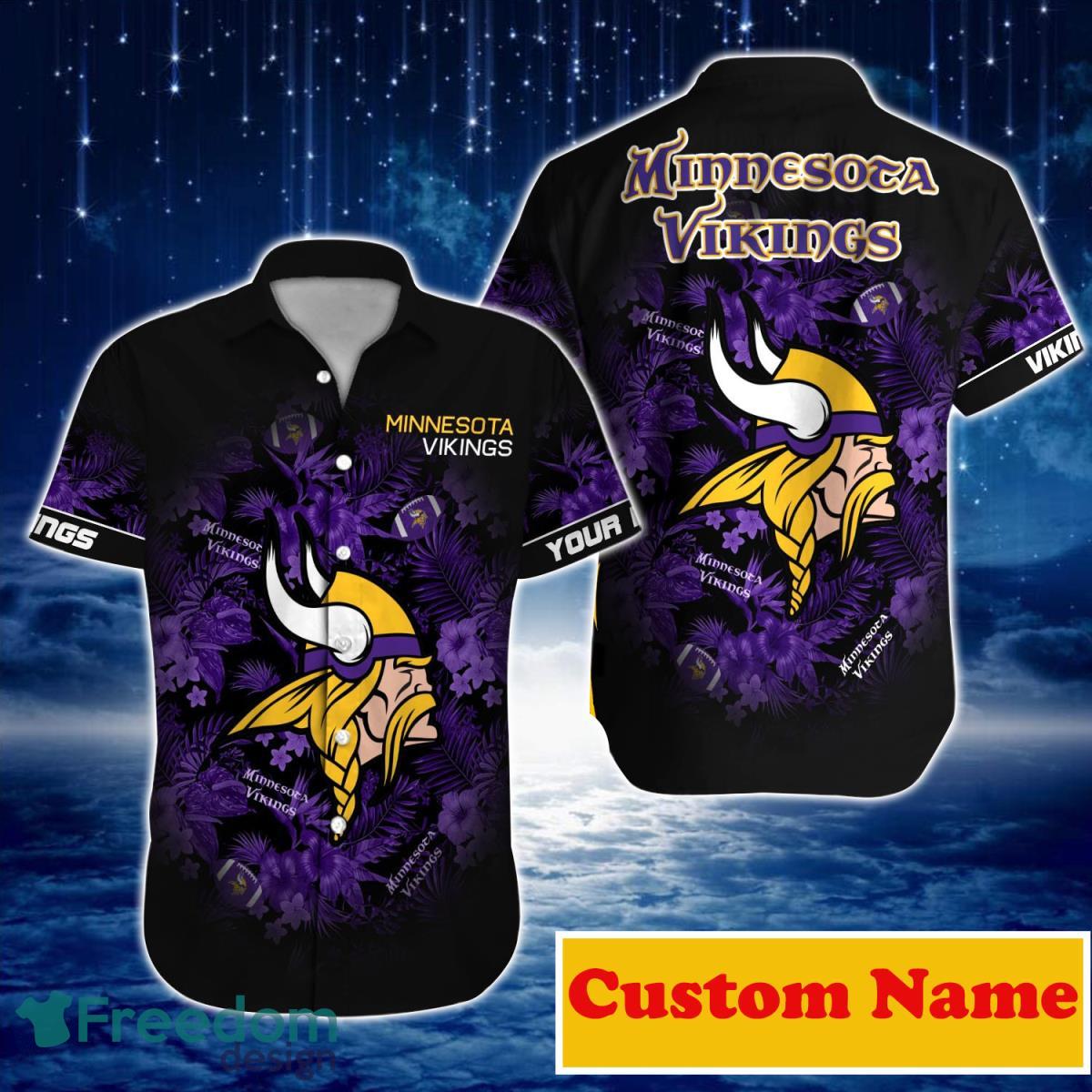 Minnesota Vikings NFL Custom Name Hawaiian Shirt For Men And Women Great  Gift For Real Fans - Freedomdesign